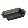 Staub stačiakampis mini kepimo indas 250 ml, juodas