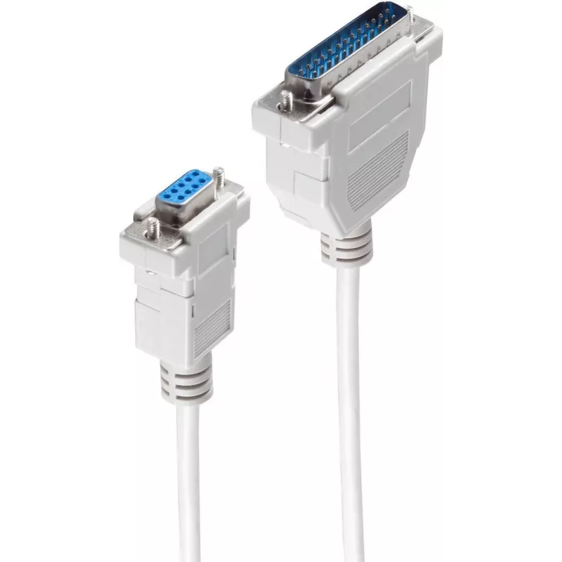 Serijinis laidas ShiverPeaks BS78065-5 Pilkas 5m DB-9 DB-25