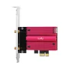 Vidinė WLAN Bluetooth tinklo plokštė Cudy WE9300S PCIe, Wi‑Fi 7 (802.11be) Tri‑band 2.4/5/6 GHz, 5765 Mbit/s, Bluetooth 5.4, išorinė 2x2 antena
