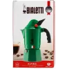 Moka puodas BIALETTI Moka BREAK ALPINA — 3 puodelių, žalias, aliuminis, bakelitinė rankena