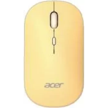 Pelė Acer AMR130 abiem rankoms tinkama RF belaidė + Bluetooth 1600 DPI, 4 mygtukai, geltona