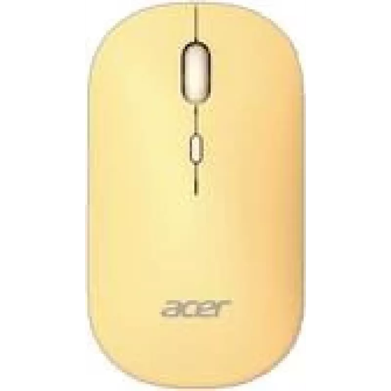 Pelė Acer AMR130 abiem rankoms tinkama RF belaidė + Bluetooth 1600 DPI, 4 mygtukai, geltona