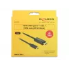 Vaizdo kabelio adapteris DeLOCK 85259 USB Type-C į HDMI 2m juodas