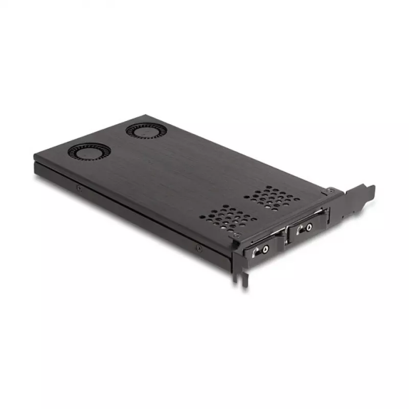 Delock PCI Express x16 kortos rėmas dviem M.2 NVMe SSD su bifurkacija 47042