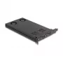 Delock PCI Express x16 kortos rėmas dviem M.2 NVMe SSD su bifurkacija 47042