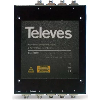 Kabelių skirstytuvas Televes OVT8N juodas