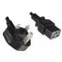 “Microconnect” PE090618 maitinimo kabelis juodas 1,8 m maitinimo kištukas G tipas C19 mova