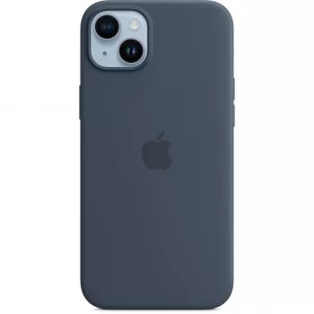 Silikoninis dėklas dėklas Apple iPhone 14 Plus MagSafe Storm Blue