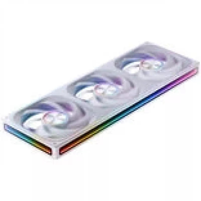 Korpuso ventiliatorių rinkinys Jonsbo ZA-420W — 3×140 mm PWM ARGB, baltas