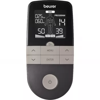 Elektrostimuliacijos TENS/EMS prietaisas Beurer EM 1 RELIEF+ (modelis 60428) antracito spalvos