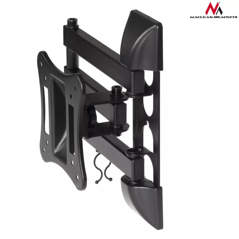 TV / monitoriaus sieninis laikiklis MACLEAN MC-719, ekranams iki 68,6 cm (27 colių), maks. 15 kg, VESA 100x100, juodas