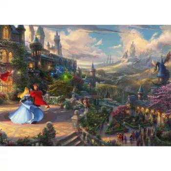 Dėlionė Schmidt Spiele Thomas Kinkade Studios Disney Dreams Collections Sleeping Beauty 1000 vnt.