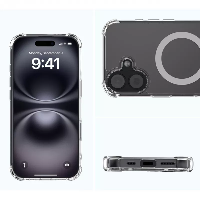 Border Case 4smarts Ibiza, skirtas iPhone 17 16 cm, permatomas
