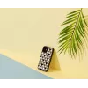 Apsauginis telefono dėklas iKins, skirtas Apple iPhone 12 mini, piramidės tekstūra, juodas