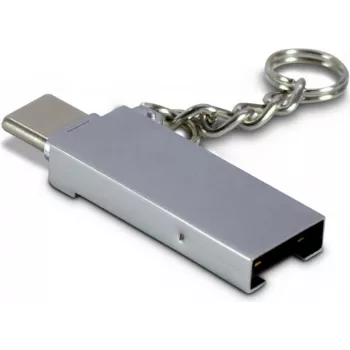 Kortelių skaitytuvas Inter-Tech 88885469 USB 2.0 Type-A/Type-C vidinis cinko