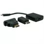VALUE - Išorinė vaizdo plokštė - USB-C 3.1 - HDMI - Juoda