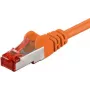 Wentronic Goobay CAT 6 komutacinis kabelis, S/FTP (PiMF), oranžinis, 7,5 m - LSZH be halogenų, varis (93477)