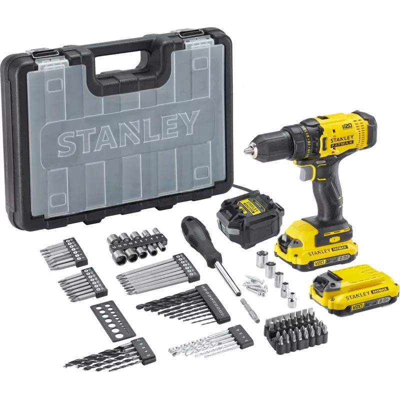 STANLEY SFMCD700D2A-QW 20V gręžtuvas/suktuvas