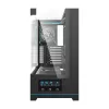 Darkflash DY450 PRO kompiuterio korpusas (juodas) + 1 ventiliatorius