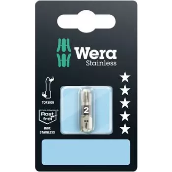 Wera Phillips-Bit PZ 1 3855/1 TS SB SiS Stainless Steel D 6.3 1 vnt. (05073613001)
