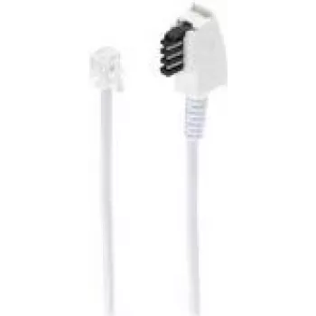 Telefono laidas ShiverPeaks BS70043-W 3 m TAE RJ-11 Baltas