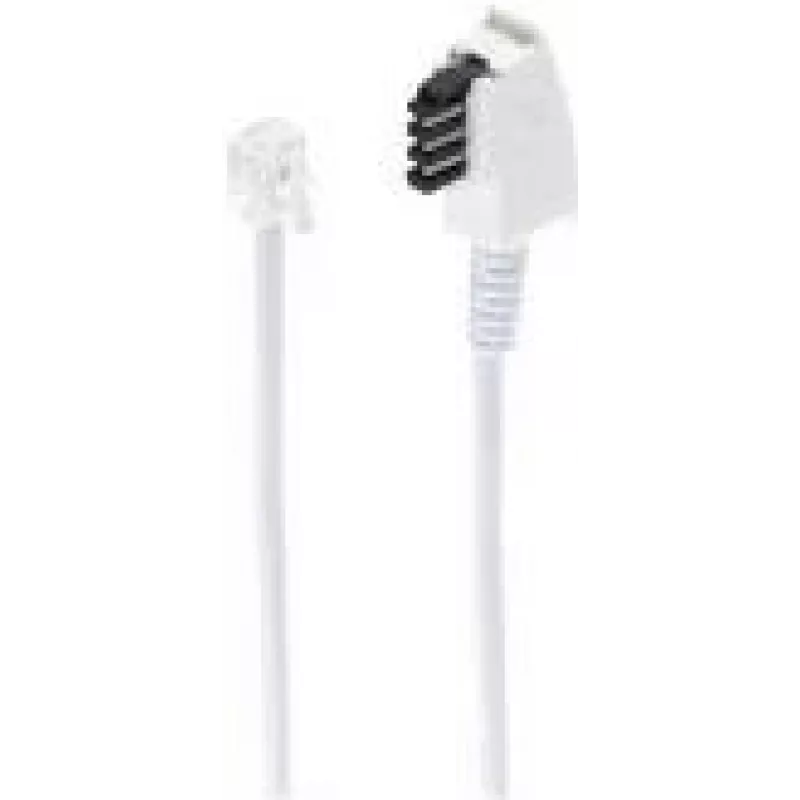 Telefono laidas ShiverPeaks BS70043-W 3 m TAE RJ-11 Baltas