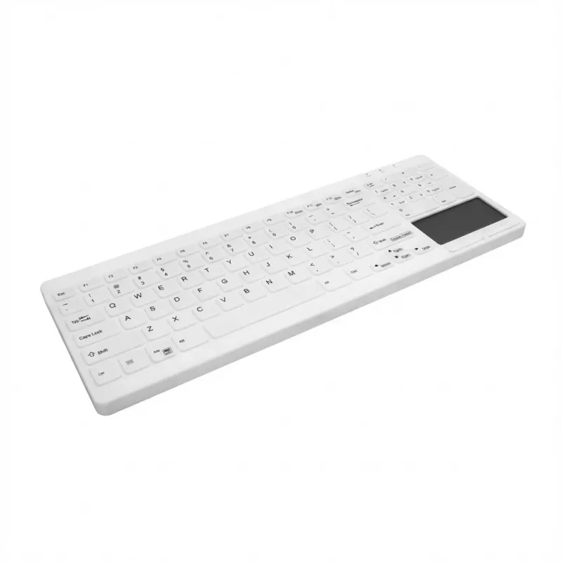 Active Key Cherry AK-C7412F-GFUS-W/GE - IP68 visiškai sandarus - jutiklinė dalis - balta - QWERTZ klaviatūra