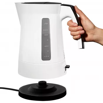 Elektrinis virdulys Melitta Enjoy Aqua 1,7 L 2400 W juoda balta