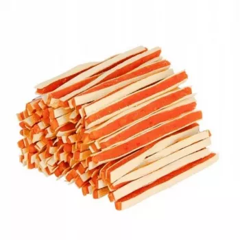 Šunų skanėstai Hilton Soft Chicken Slice 500 g — minkšti vištienos griežinėliai, baltymai 30%, riebalai 3,5%, drėgmė 20%