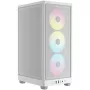 Corsair | RGB ORO SRAUTO PC KORPUSAS | 2000D | Balta | Mini-ITX | Maitinimo blokas įtrauktas Ne | SFX