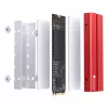 M.2 SSD aušintuvas Jonsbo M.2-6 RED 2280 pasyvus radiatorius 2280 NVMe/SATA diskams
