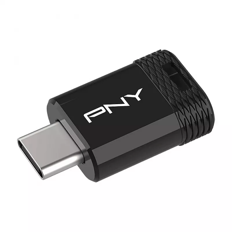 USB atmintinė PNY Elite-X 128 GB USB Type-C 3.2 Gen 1 (3.1 Gen 1) juoda
