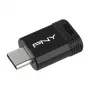 USB atmintinė PNY Elite-X 128 GB USB Type-C 3.2 Gen 1 (3.1 Gen 1) juoda