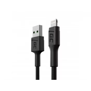 Green Cell KABGC24 „Lightning“ kabelis 0.3 m Juodas