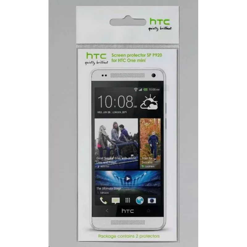 HTC Desire 500 permatomas galinio dangtelio dėklas