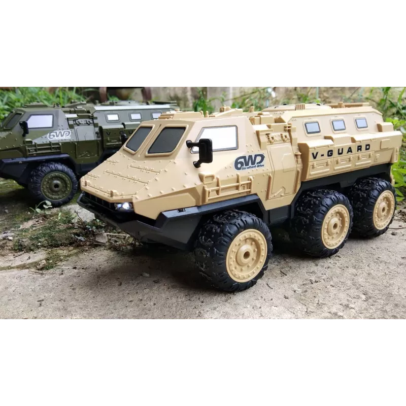 Amewi V-Guard šarvuotis 6WD 1:16 RTR nuotoliniu būdu valdomas RC modelis su elektros varikliu (22585)