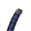 Maitinimo kabelių rinkinys CableMod C-Series PRO ModMesh 12VHPWR StealthSense juoda/mėlyna apvalkalu
