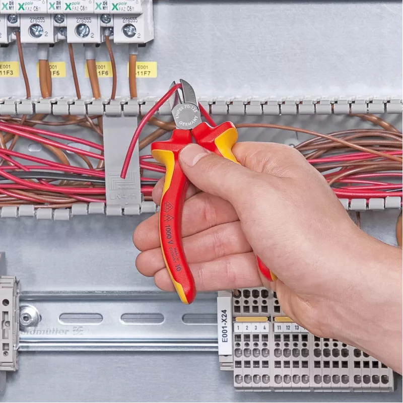 Šoninės pjovimo replės Knipex 70 06 125
