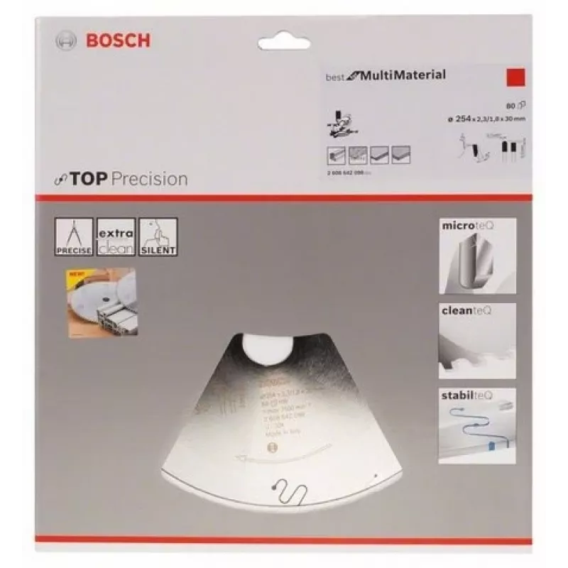 Bosch 2 608 642 098 diskinis pjovimo diskas 25.4 cm 1 vnt.