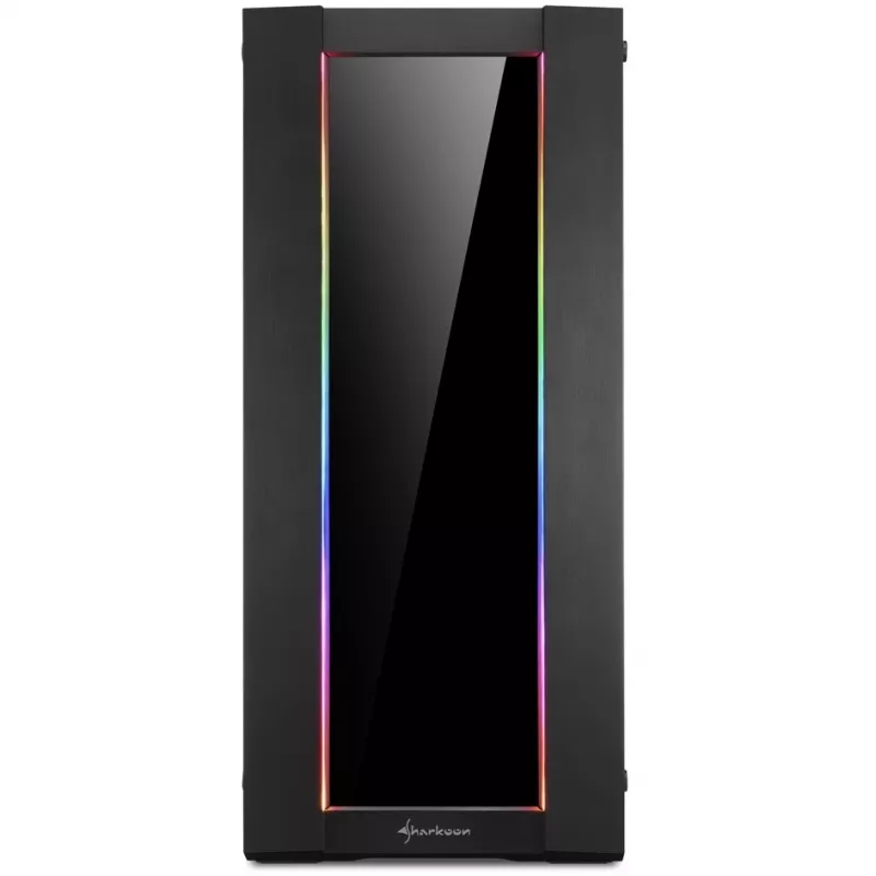 PC Case Sharkoon ELITE SHARK CA200G Midi Tower Juoda