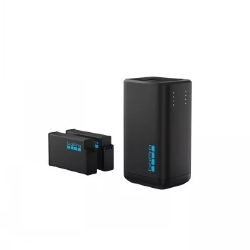 Fotoaparato baterijos įkroviklis GoPro MAX2 Dual Battery Charger su 2 baterijomis