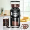 Burr grinder Rommelsbacher EKM 400 — kūginės nerūdijančio plieno malimo girnos, 35 malimo lygiai, 12 dozių, 130 g talpykla