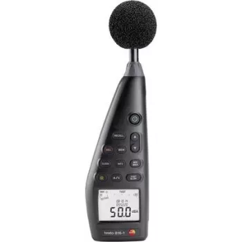 Testo 816-1 - Skaitmeninis - A svertinis - C svertinis - Greitas - Lėtas - 30 - 130 dB - 1,4 dB - 0,1 dB (0563 8170)