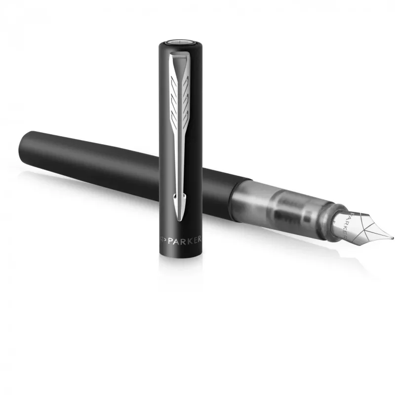 Parker Vector XL plunksnakojis su kasetiniu pildymu, juodas, 1 vnt.
