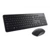 DELL klaviatūra ir pelė - KM3322W - ukrainietiška (QWERTY), viso dydžio (100%), belaidė, RF belaidė, QWERTY, juoda, pelė komplekte