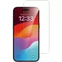 Ekrano apsauga 4smarts 540595, skirta Apple iPhone 15, neperšaunamas grūdintas stiklas