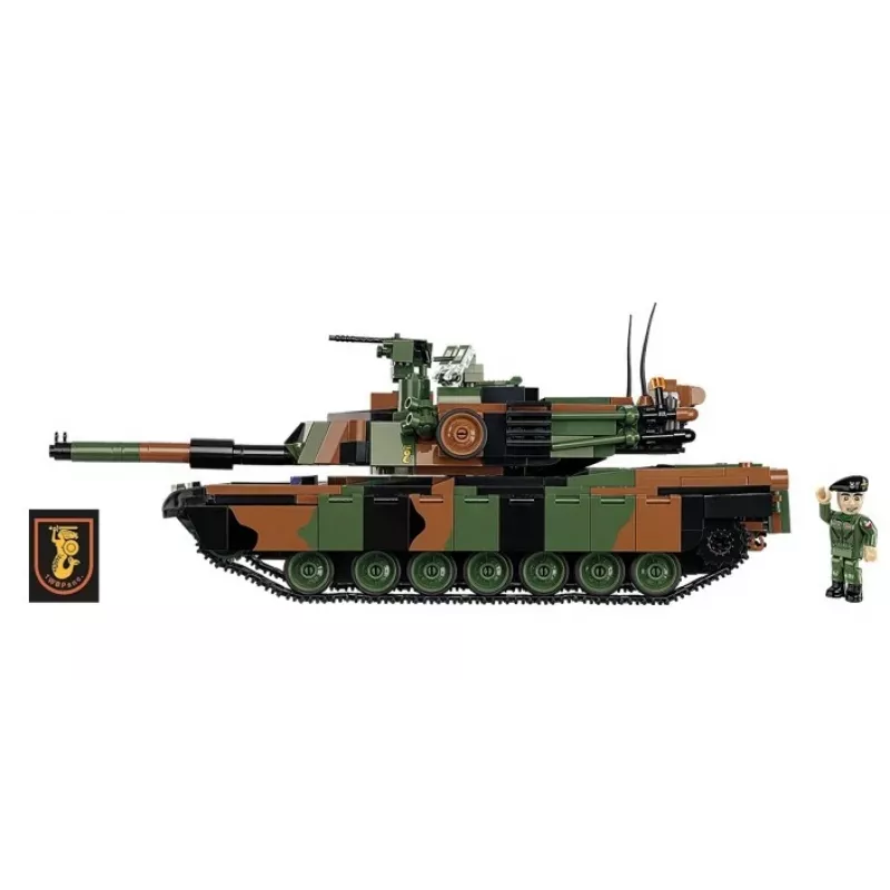 Konstruktorius Cobi M1A2 SEPV3 Abrams modelis su 1065 kaladėlėmis