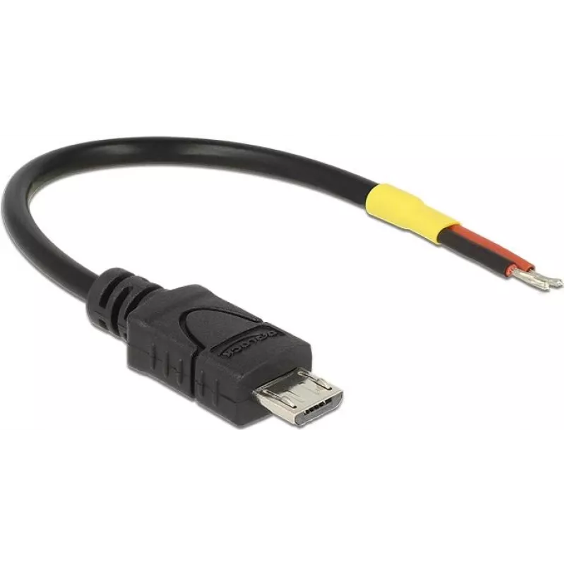 USB laidas DeLOCK 82697 Micro-USB B 0,1 m juodas
