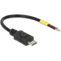 USB laidas DeLOCK 82697 Micro-USB B 0,1 m juodas