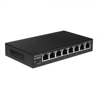 Edimax GS-5008E tinklo komutatorius valdomas Gigabit Ethernet (10/100/1000) juodas